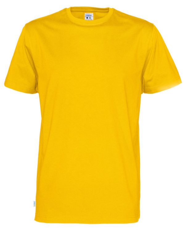 T-shirt met ronde hals- geel - heren